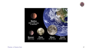 Planetas: el Sistema Solar.   47
 