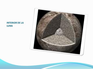 INTERIOR DE LA
LUNA
 