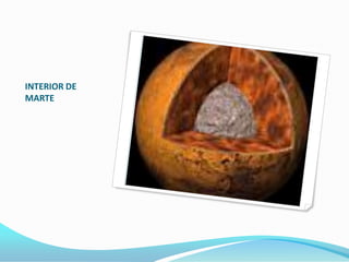 INTERIOR DE
MARTE
 