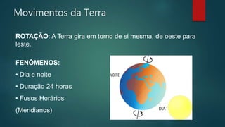 Planeta Terra: Movimentos e fuso horário | PPTX