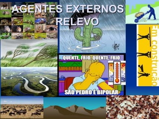 AGENTES EXTERNOS DO
RELEVO
 