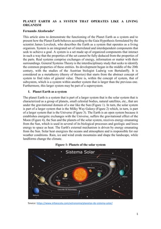 PLANET EARTH AS A SYSTEM THAT OPERATES LIKE A LIVING ORGANISM.pdf