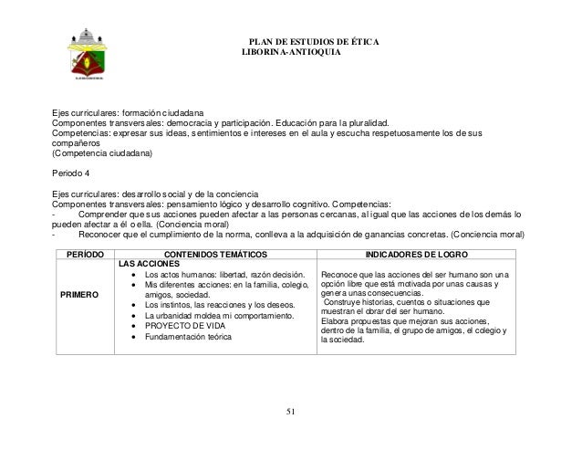Plan etica propuesta 2014