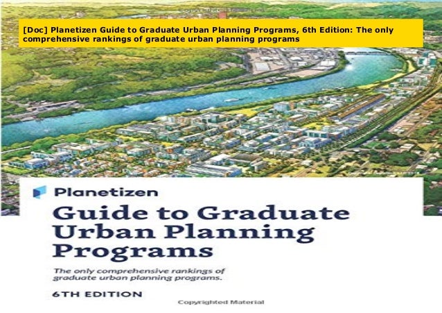 top urban planning phd programs