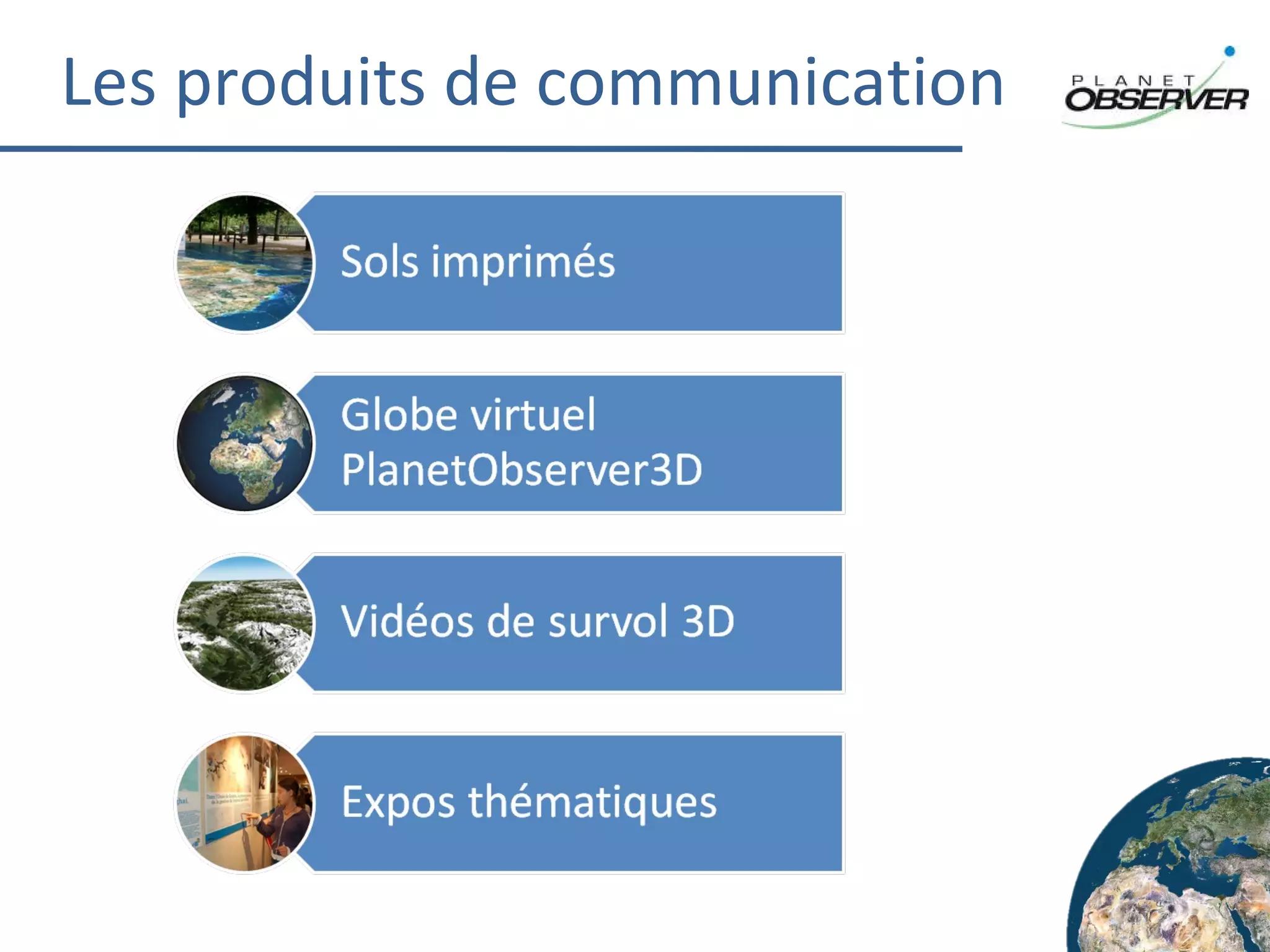 Les produits de communication 