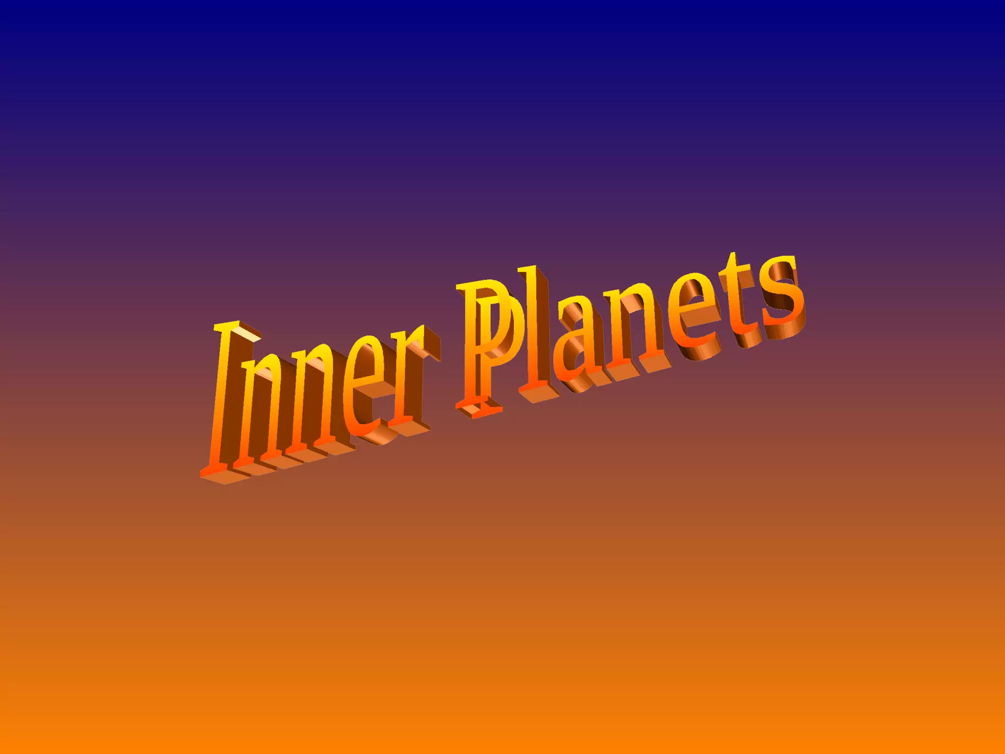 Inner Planets 