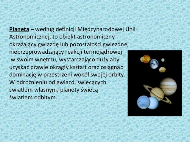 Planety ukladu slonecznego