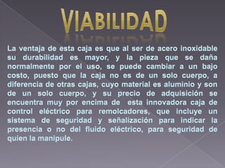 Plan Exportador Caja De Control Electrico