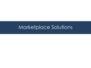 Marketplace Solutions
 
