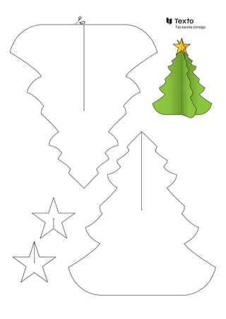 Planificação de  árvore de Natal