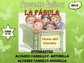 INTEGRANTES:
Alvarez Carrillo F. Antonella
Alvarez Carrillo Anabella
CURSO:
3º “B”
 