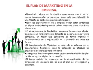Sobre la comunicación integral. Contratación de gabinete de prensa, creación y potenciación de página web, plan de medios y soportes, determinación de presupuestos, campañas promocionales, política de marketing directoDebemos tener en cuenta que el plan de marketing no es algo mágico que hace que se incrementen las ventas de nuestra empresa, sino el fruto de una planificación constante con respecto a nuestro producto o servicio y la venta del mismo con respecto a las necesidades detectadas en el mercadoCualquier empresa, independientemente de su tamaño, tipo de actividad o entorno en el que opere, debe trabajar en base a un plan de marketing.Contestar a la pregunta: ¿dónde estamos? Requiere la realización del análisis de la situación, tanto interno como externo a la compañía, en el que podremos deducir las oportunidades y amenazas que se le pueden presentar a la empresa como las fortalezas y las debilidades de la misma, esto es, estamos en condiciones de realizar un análisis DAFO. ¿a dónde queremos ir? Responderla supone el establecimiento de los objetivos de marketing que la empresa fija para un determinado período de tiempo. ¿cómo llegaremos allí? o ¿cómo vamos a alcanzarlos? La respuesta a este interrogante supone la determinación de los medios necesarios y el desarrollo de acciones o estrategias a seguir para alcanzar los objetivos.Ahora queda traducir los objetivos y planes de acción en términos de costes y resultados, habrá una cuenta de explotación en la que se detallarán las inversiones que se deben realizar para alcanzar los objetivos y los ingresos que se espera obtener y se determinar cuál es el beneficio y rentabilidad de la empresa.REALIZACION DE UN PLAN DE MARKETING 