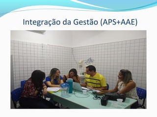 Integração da Gestão (APS+AAE)
 