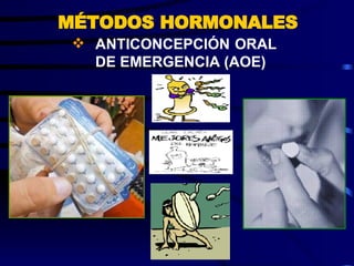 ANTICONCEPCIÓN ORAL DE EMERGENCIA (AOE)  MÉTODOS HORMONALES 