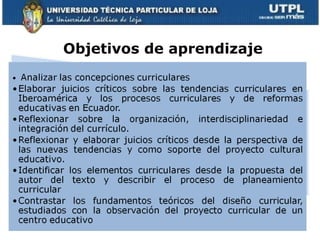 Objetivos de aprendizaje 