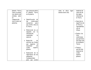 Planificación  didáctica del bloque curricular