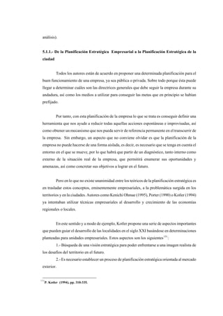 Planificación estratégica y el desarrollo local | PDF