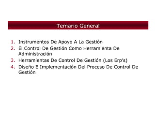 Planificación Estratégica Y Su Relación Con El Control De Gestión ...