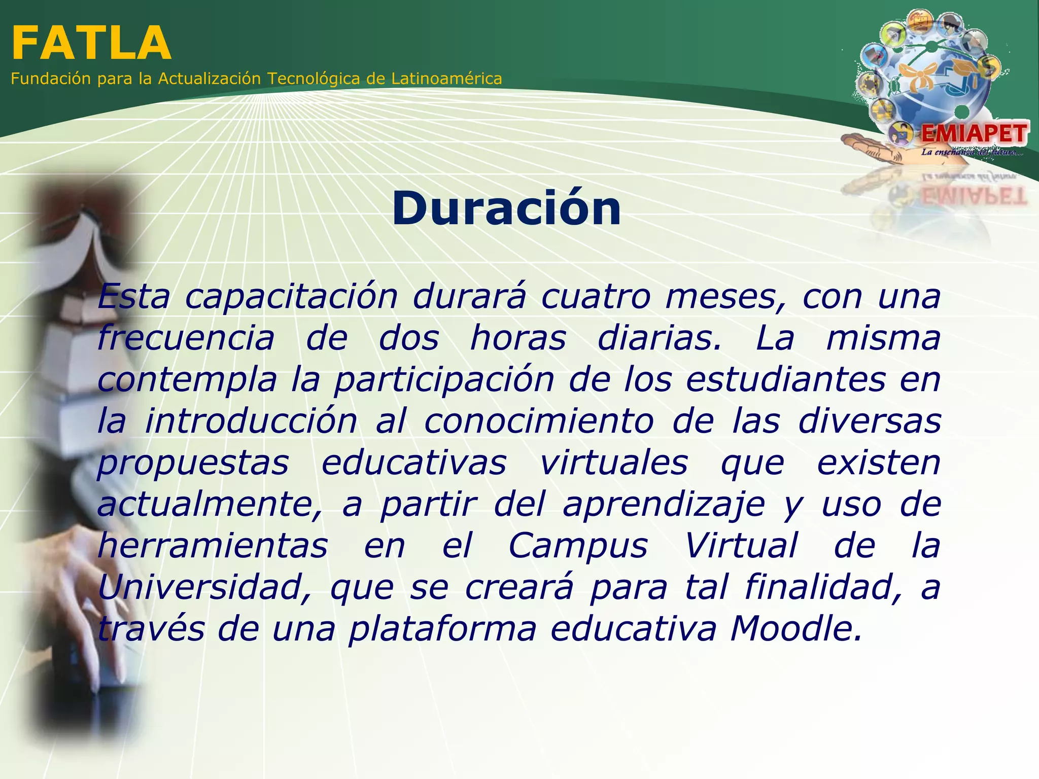 Presentación Propuesta de Capacitación