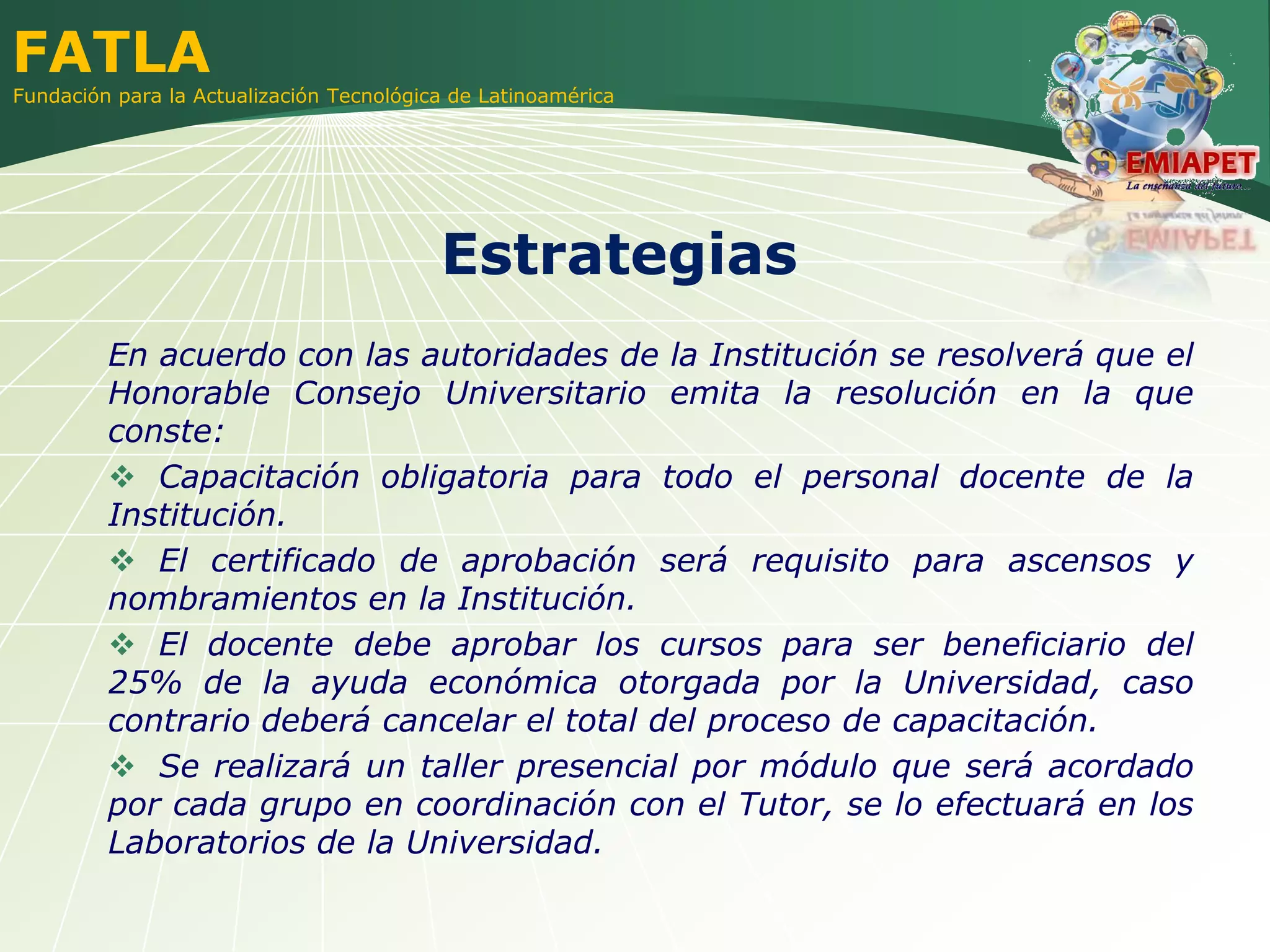 Presentación Propuesta de Capacitación