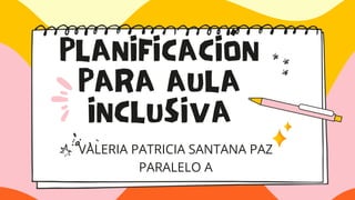 PLANIFICACIÓN PARA AULA inclusiva de nee | PDF