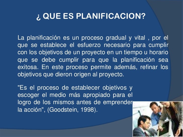Planificacion