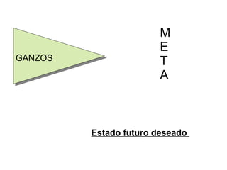 M E  T  A GANZOS Estado futuro deseado  