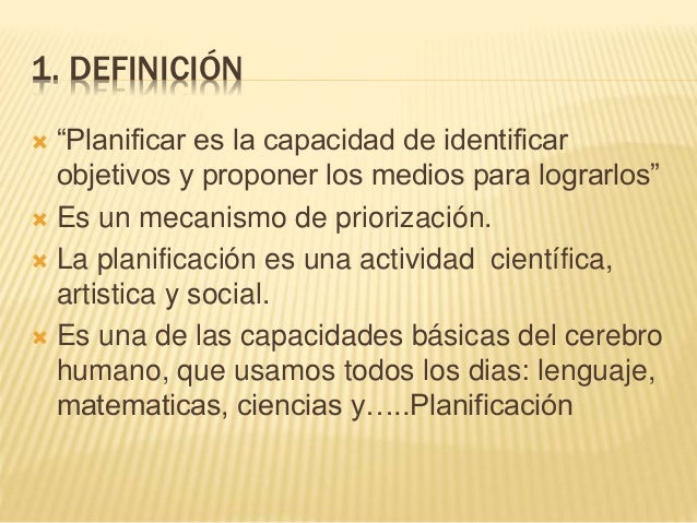 Planificación como Ciencia y como Arte