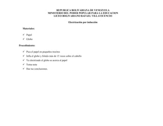 Planificacion de electricidad