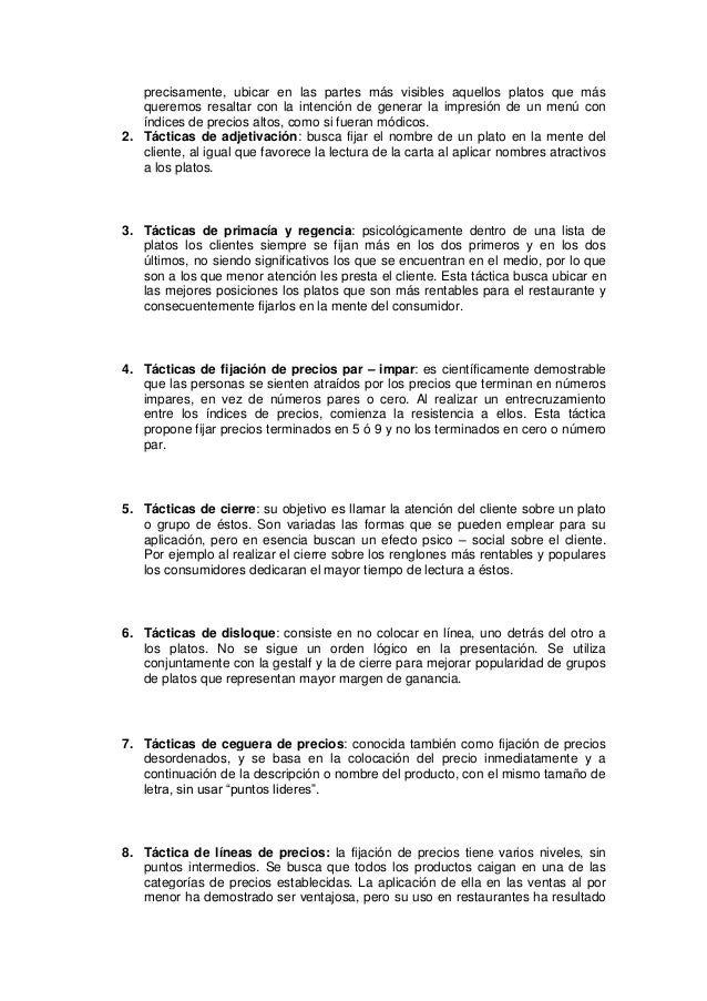 Planificacion de menus teoria