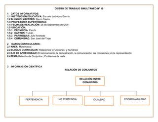 Planificaciones  de refuerzo