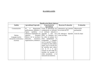 Objetivo general: Conocer las vocales.