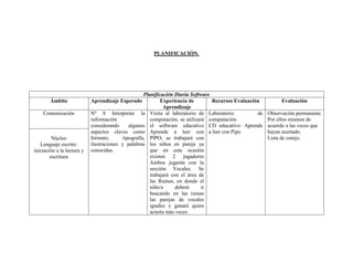 Reconocer vocales y asociar con imagen.