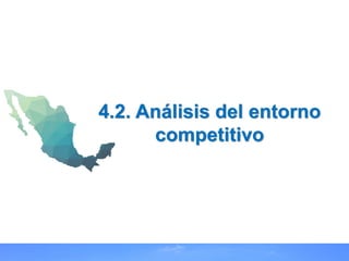 4.2. Análisis del entorno
competitivo
 