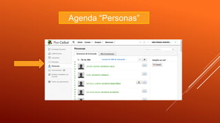 Agenda “Personas”
 