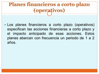 Planificacion financiera 