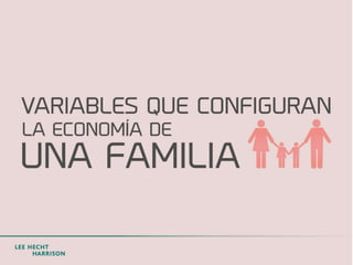 Outlacement. Variables que configuran la economía de una familia. 