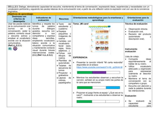 PLANIFICACION microcurricular con adpatacion de segundo grado | PDF