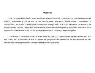PLANIFICACIÓN DE INSTALACIONES ELECTRICAS