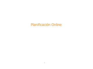 Planificación Online 