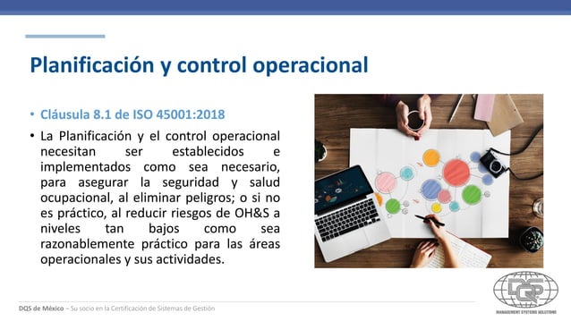 Planificación y Control Operacional ISO 45001 | PPT