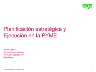 Planificacion y estrategia en la pyme | PDF