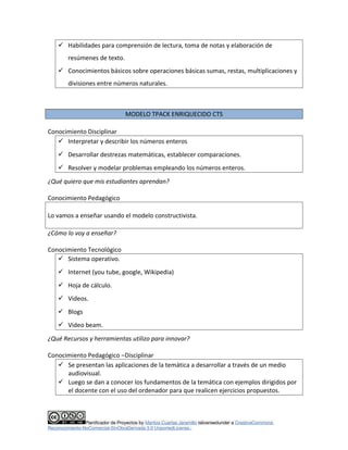  Habilidades para comprensión de lectura, toma de notas y elaboración de 
resúmenes de texto. 
 Conocimientos básicos so...