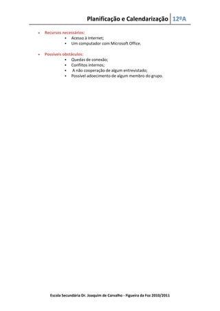 Apresentar um website que vai conter todo o trabalho realizado: