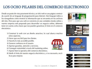 Exp. Lic. Leonardo A. Delgado A. 5
LOS OCHO PILARES DEL COMERCIO ELECTRONICO
 