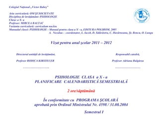 Planificare semestrialapsihologie 2011 2012