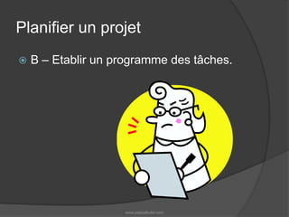 Planifier un projetB – Etablir un programme des tâches.www.pascalkufel.com
