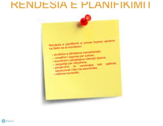 PLANIFIKIMI - Bazat e menaxhimit