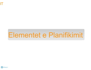 PLANIFIKIMI - Bazat e menaxhimit