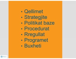 PLANIFIKIMI - Bazat e menaxhimit